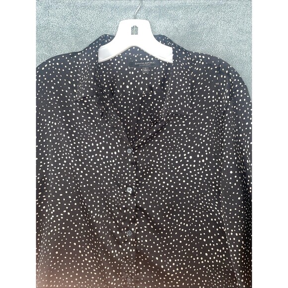 Banana Republic Blouse Womens Large Professional Career Office Capsule Preppy - Picture 3 of 11